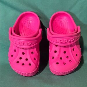 CROCS Kids Classic Clog - Hot Pink SZ: c6